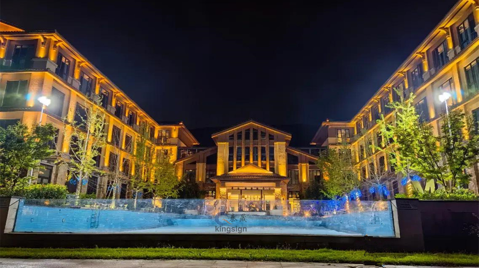 Акриловая панель для роскошного окна бассейна